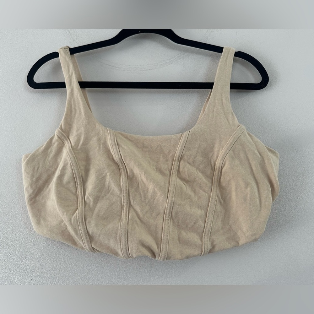Wild Fable Beige Crop Top